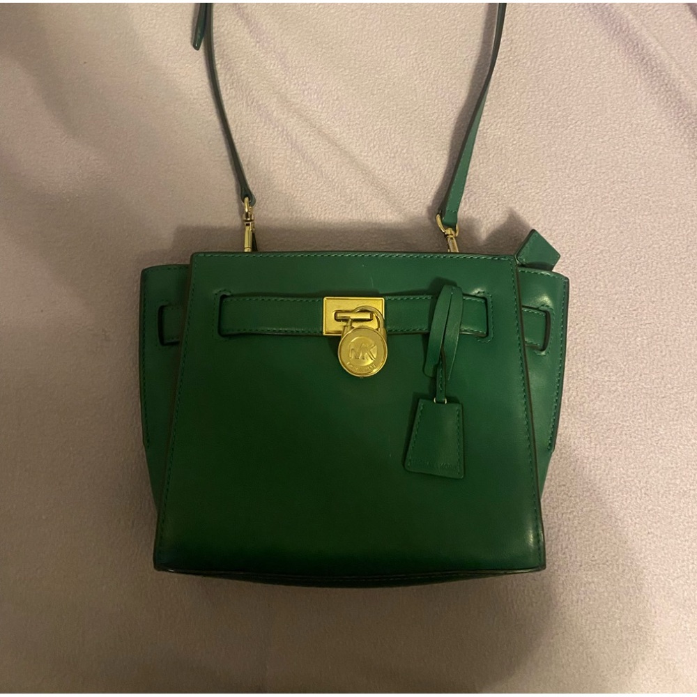 Dark green Micheal kors crossbody purse